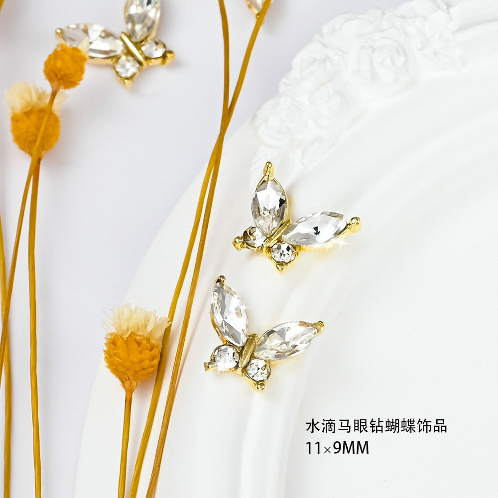 Butterfly Nail Charms