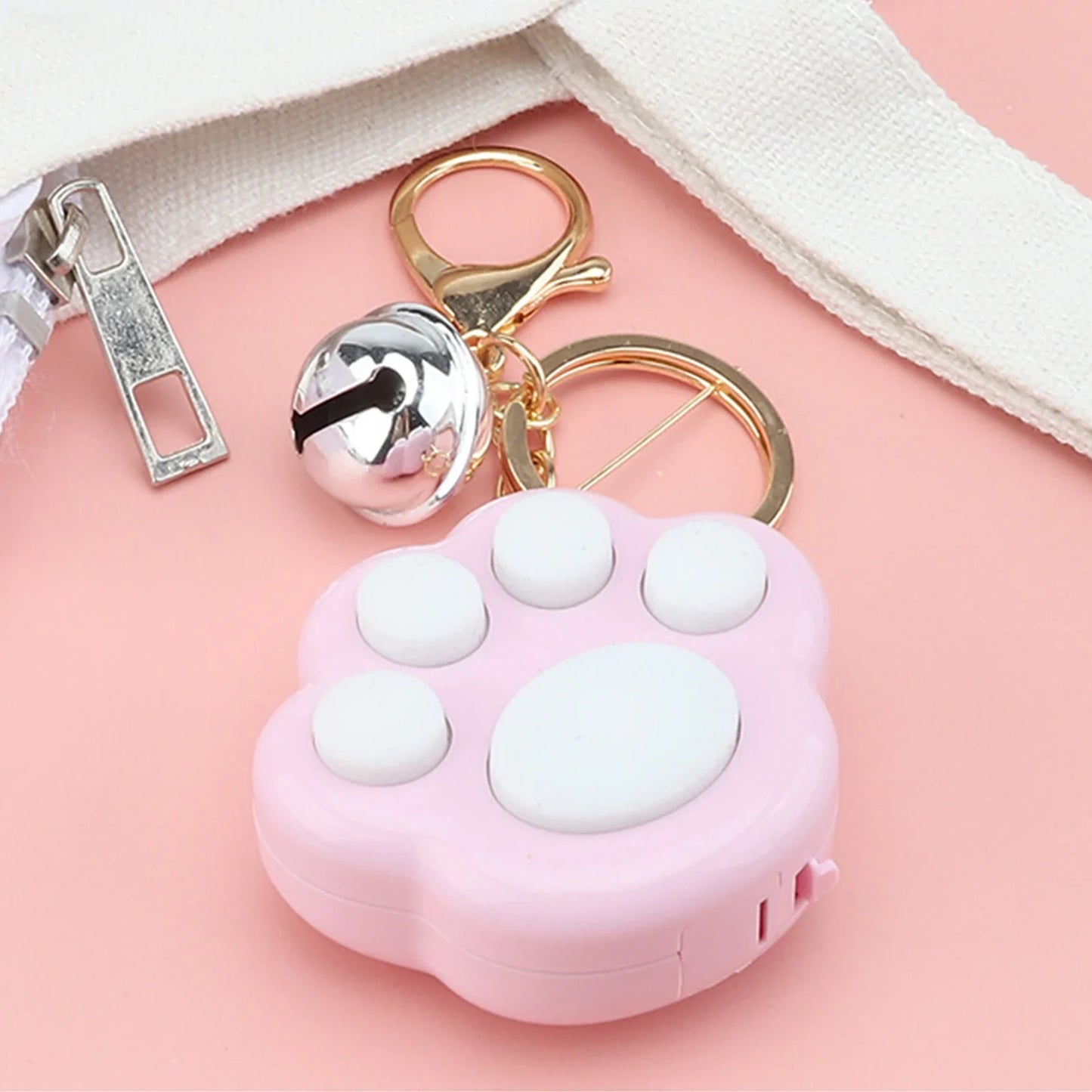 Cat Paw Memory Game Keychain