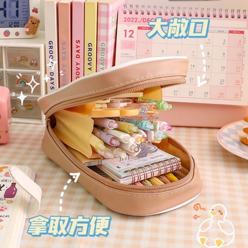 Cute Transparent Pencil Case