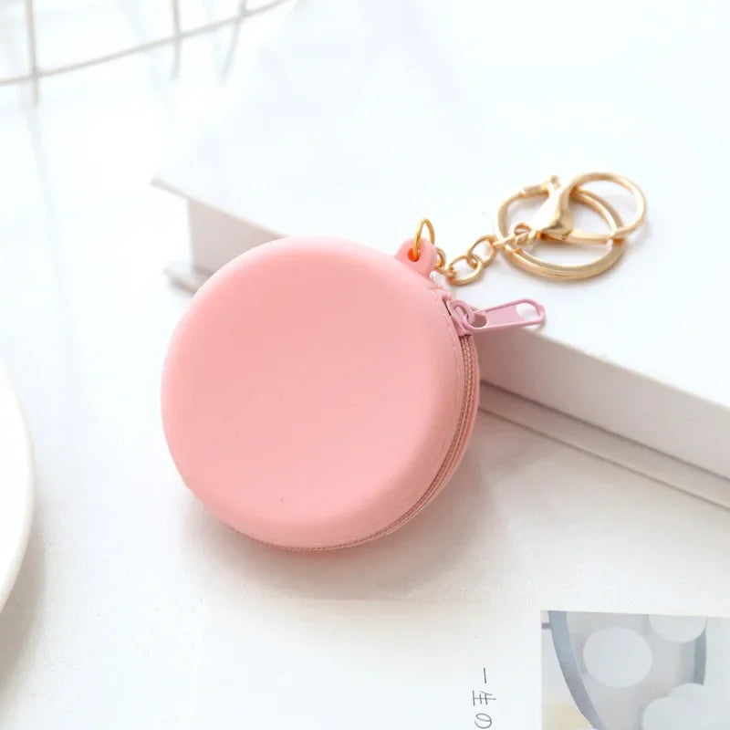 Round Silicone Coin Purses