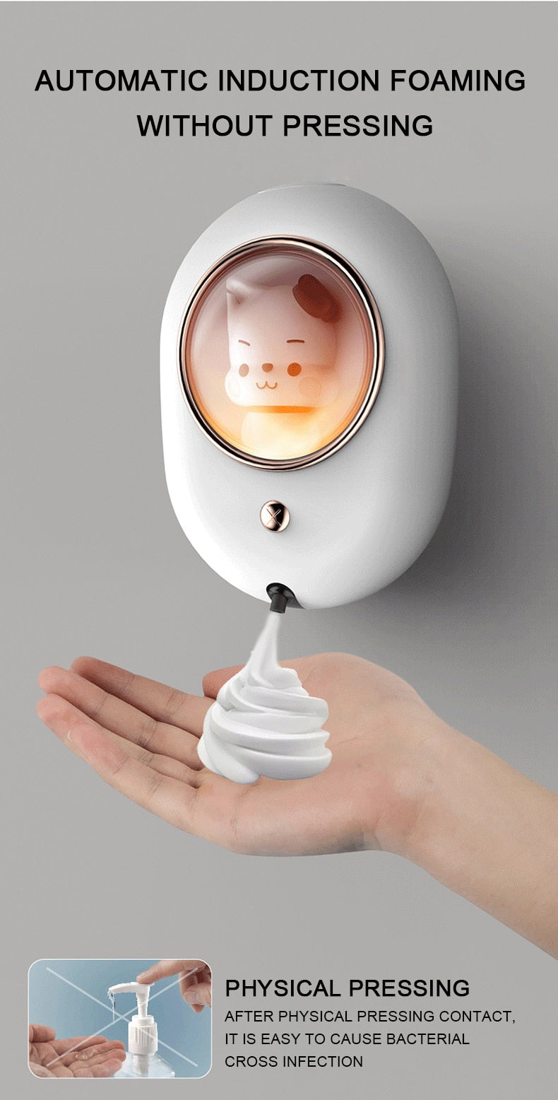 Automatic Cat Foam Soap Dispenser