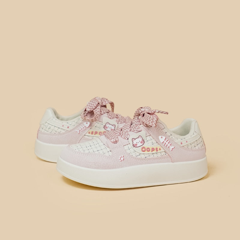 Neko Fish Bone Sneakers