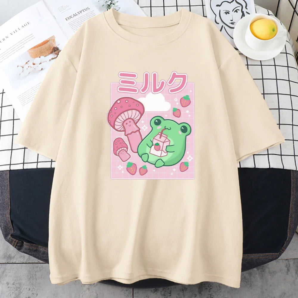 Strawberry Mushroom Frog T-Shirt