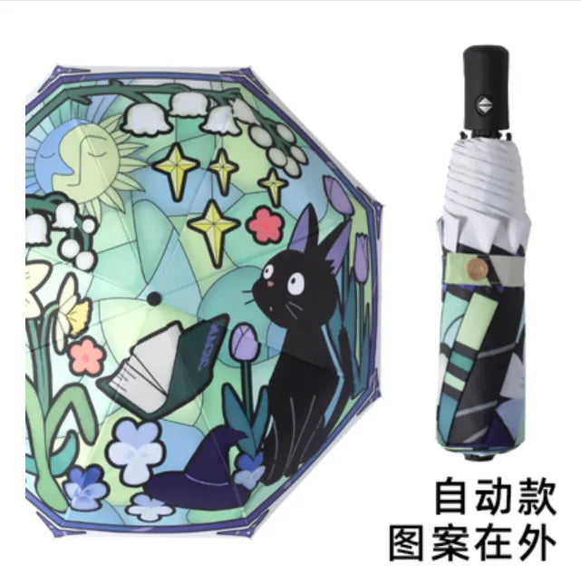 Witchy Cat Umbrella