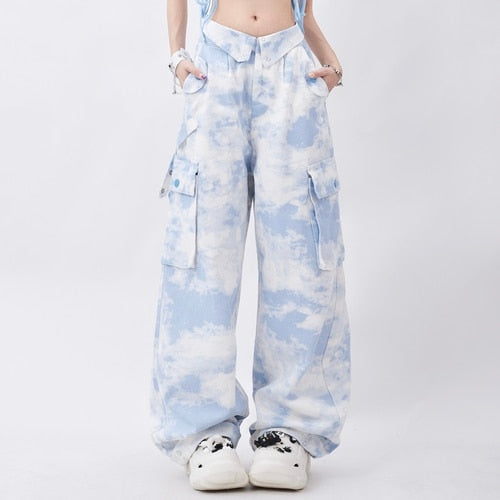 Pastel Camouflage Cargo Pants