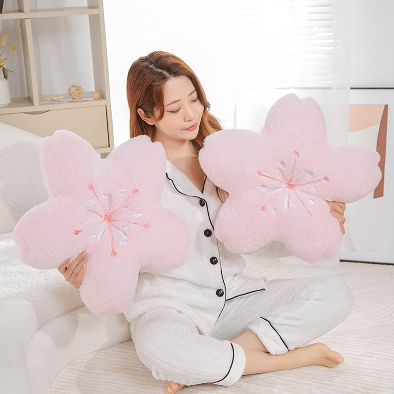 Cherry Blossom Plushie Pillow