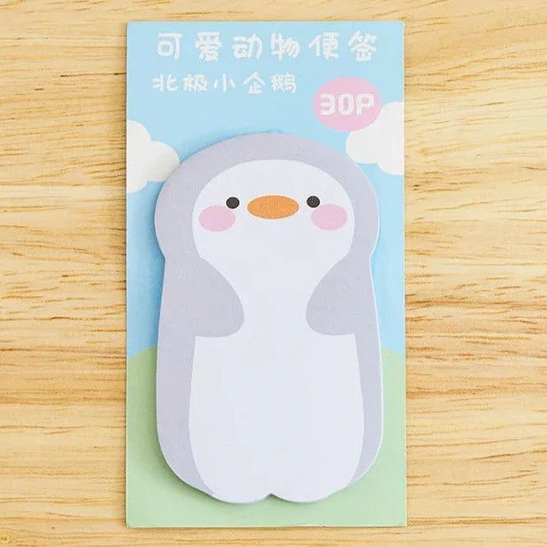 Kawaii Animal Hugs Sticky Notes