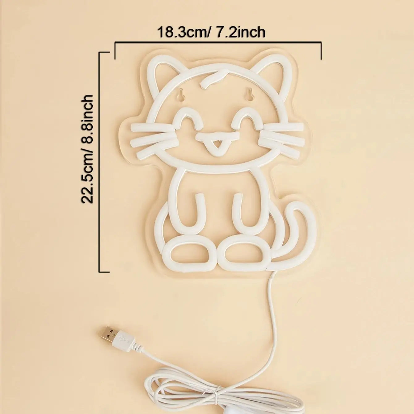 Cute Cat Neon Light