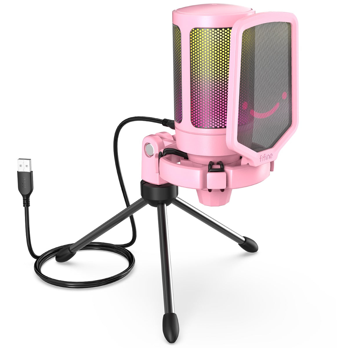 Pink Condenser Microphone