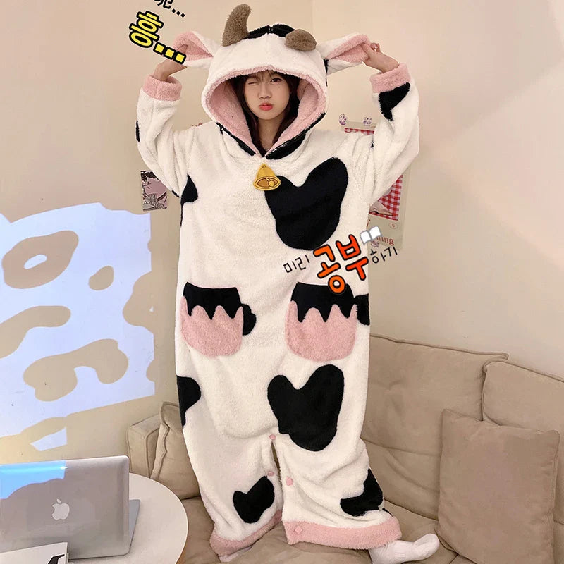 Kigurumi Cow Pajama Onesie