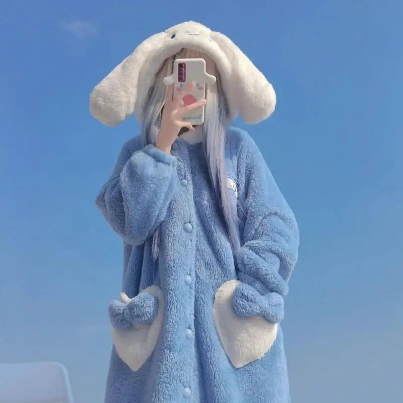 Cinnamoroll Winter Kawaii Pajamas