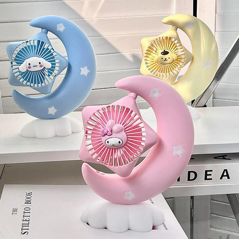 Sanrio Moon Desk Fan