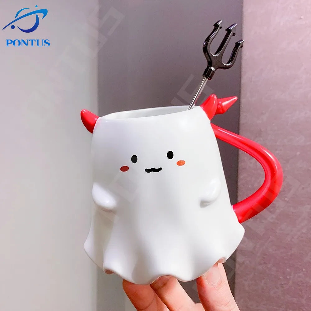 Ghost Demon Ceramic Mug