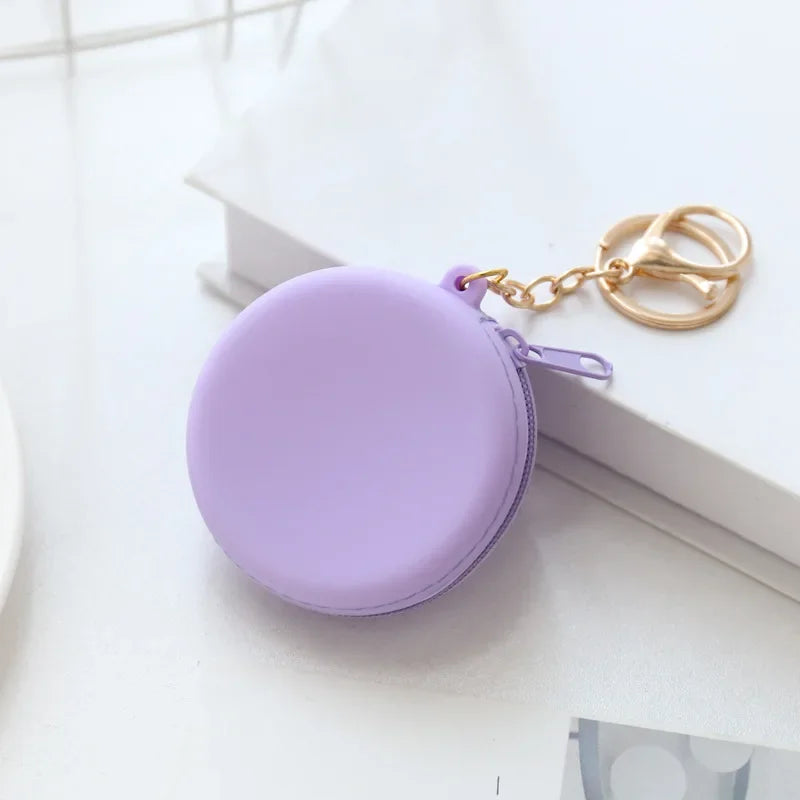 Round Silicone Coin Purses