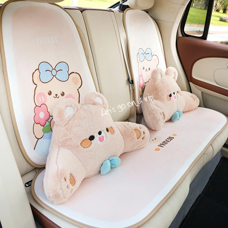 Plush Bear Car Seat Accessories