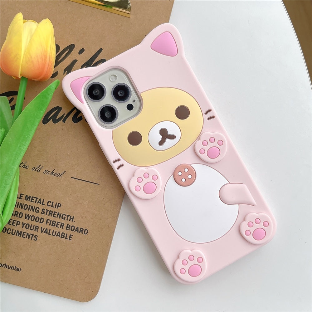 Bear Cat iPhone Case