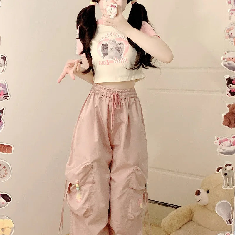 Pastel Cargo Pants