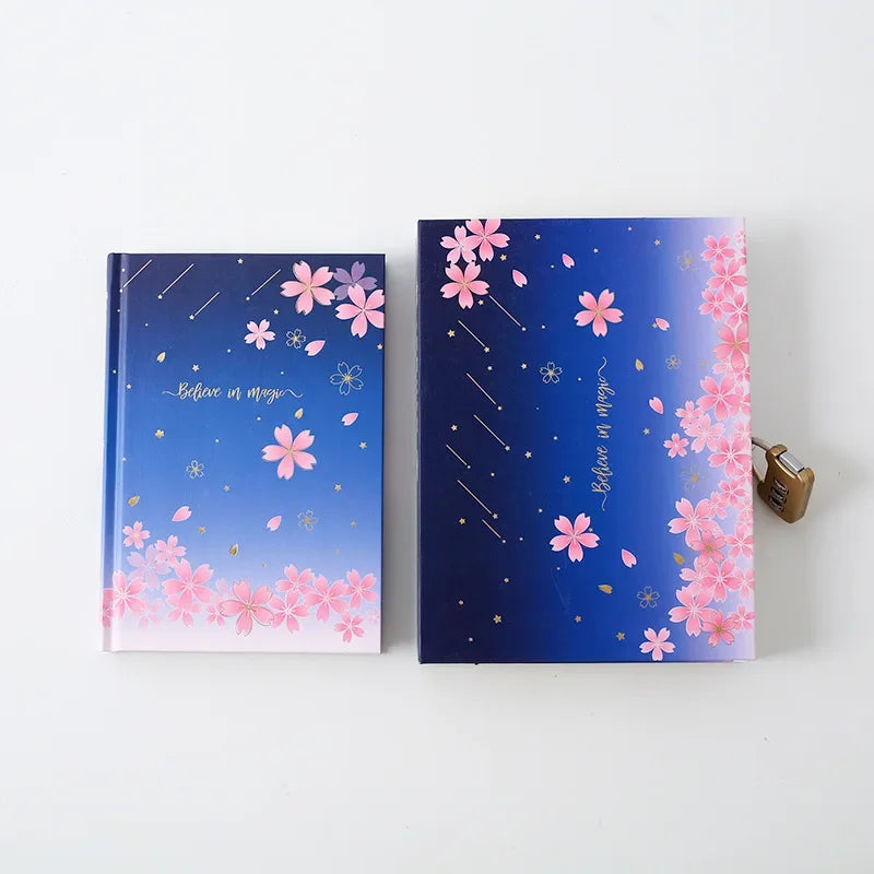 Cherry Blossom Lock Box Diary