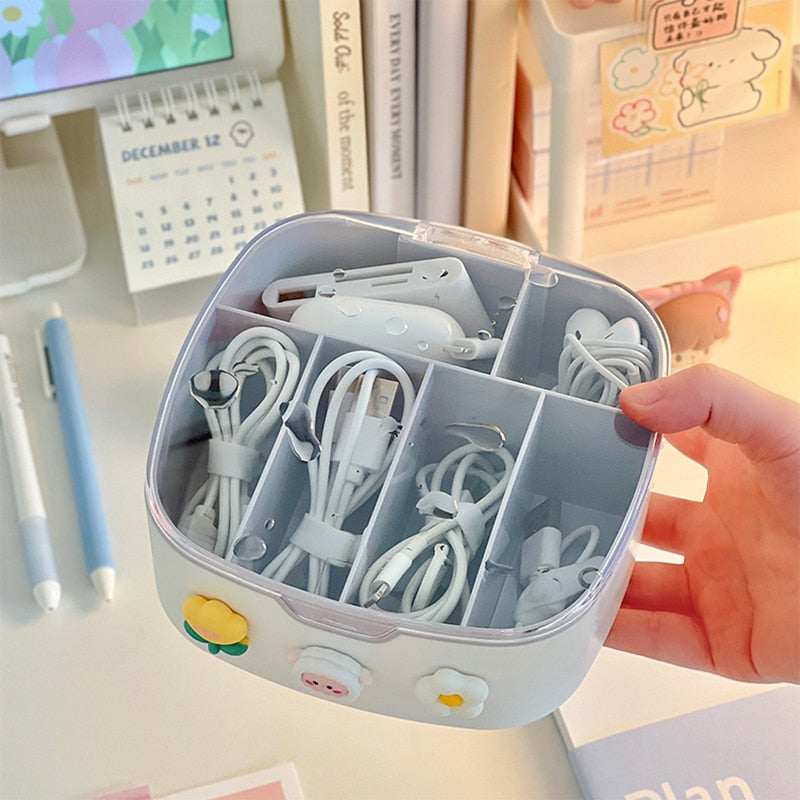 Desk Organizer Storage Boxes