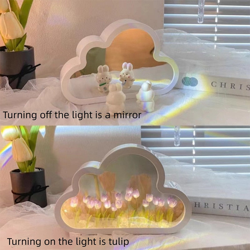 DIY Tulip Cloud LED Night Light