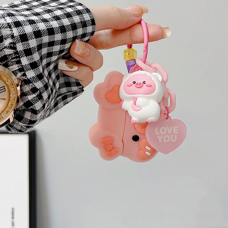 Cute Pig AirPods Case