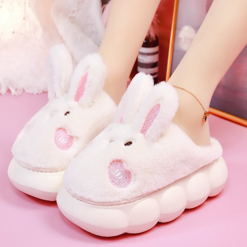 Plush Bunny Platform Slides