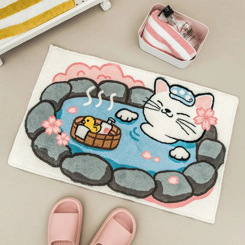 Hot Spring Animals Floor Mats