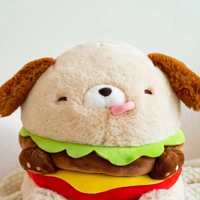 Hamburger Puppy Plushie