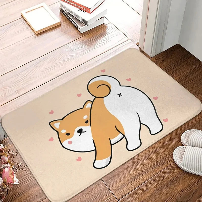 Kawaii Shiba Inu Door Mats