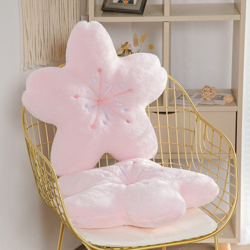 Cherry Blossom Plushie Pillow