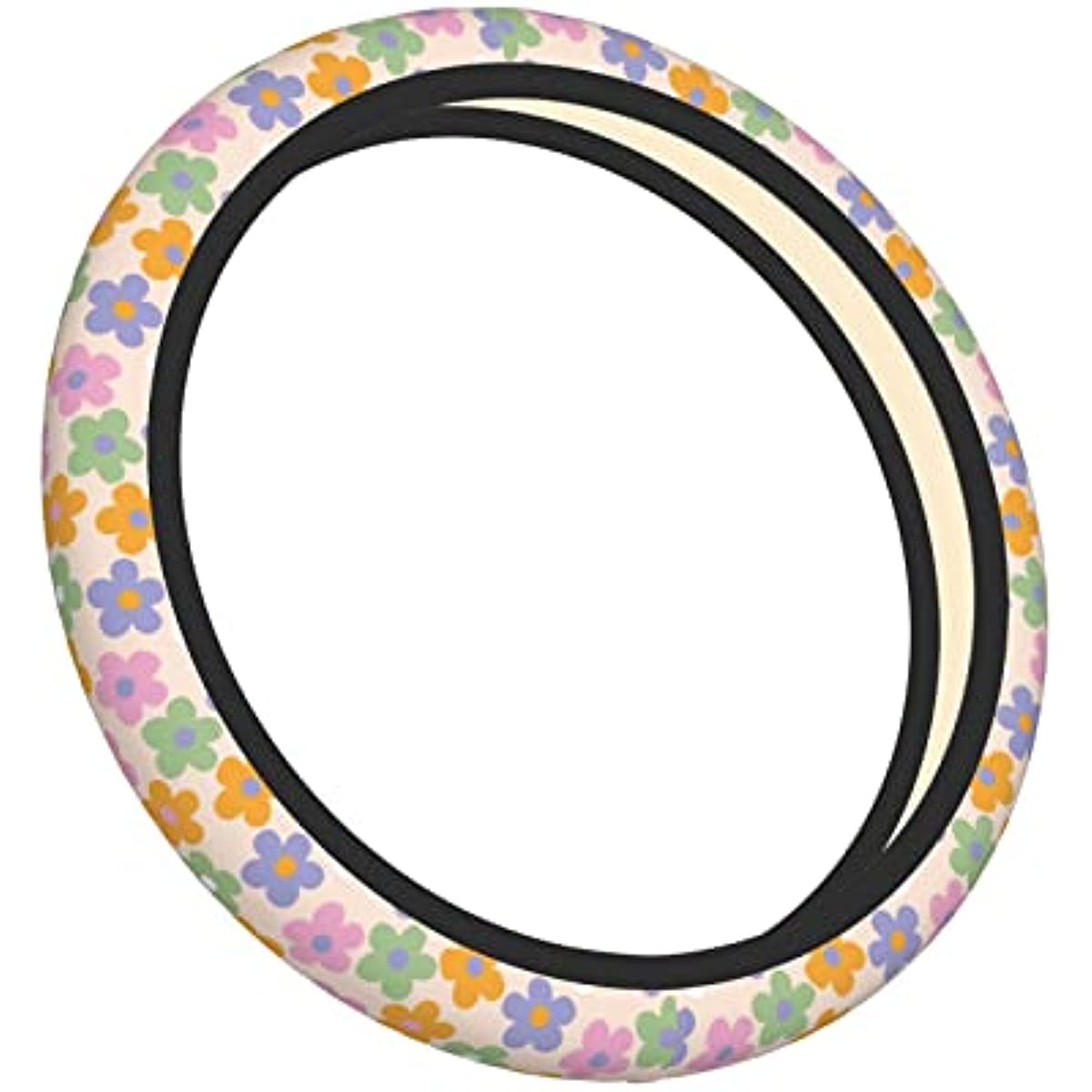 Floral Steering Wheel Cover