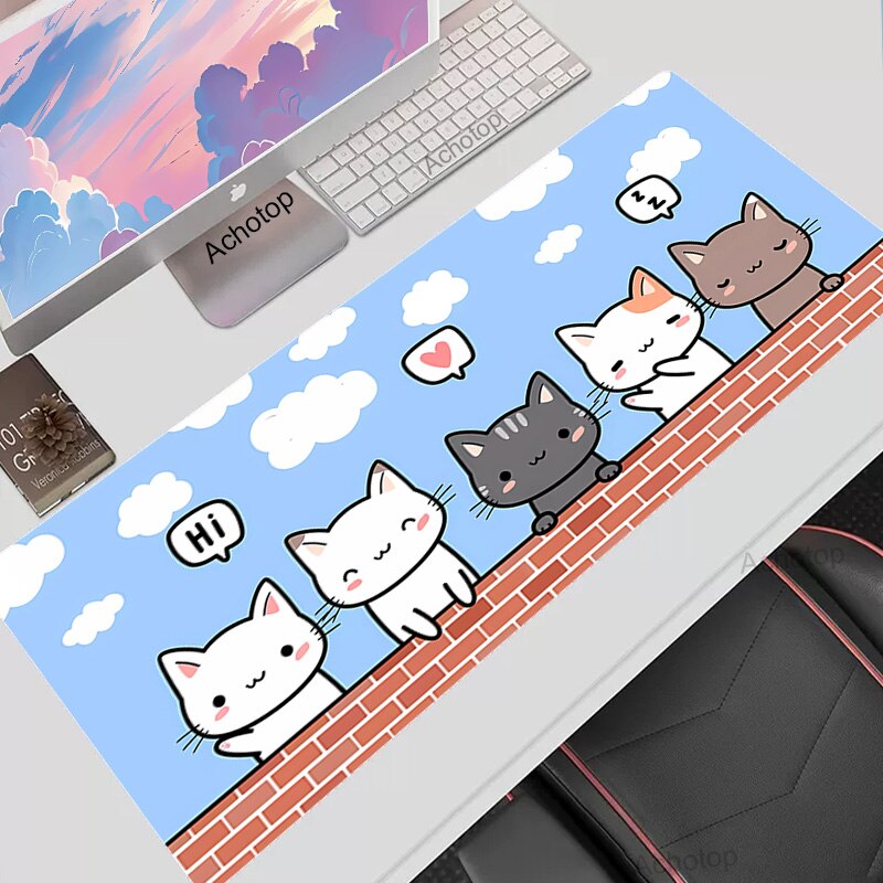 Brick Kitties Desk Pad