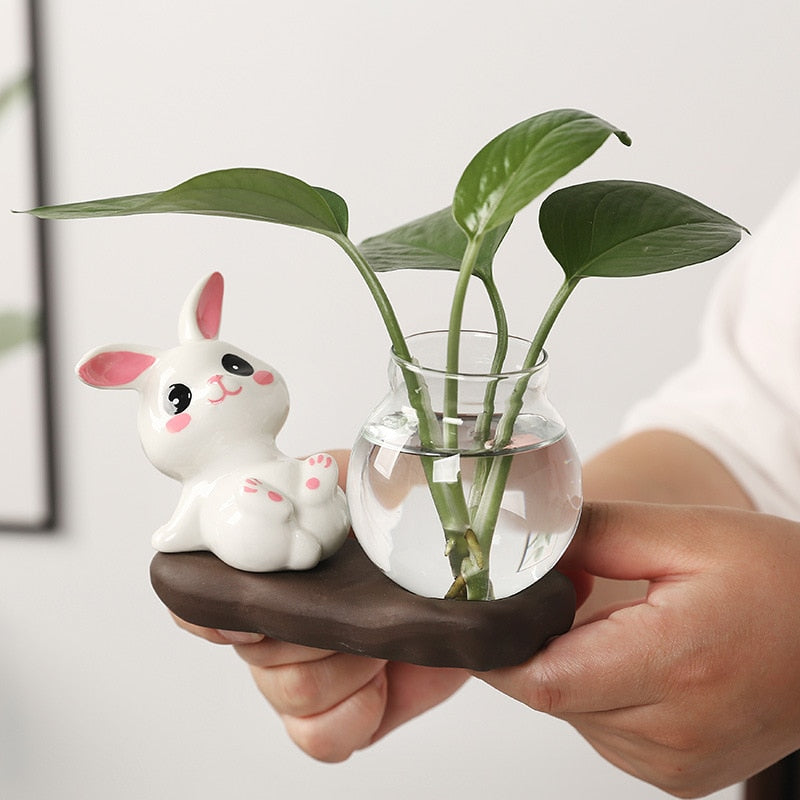 Ceramic Bunny Planter