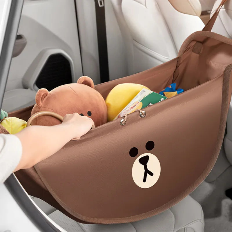 Brown Bear Car Seat Storage Bag