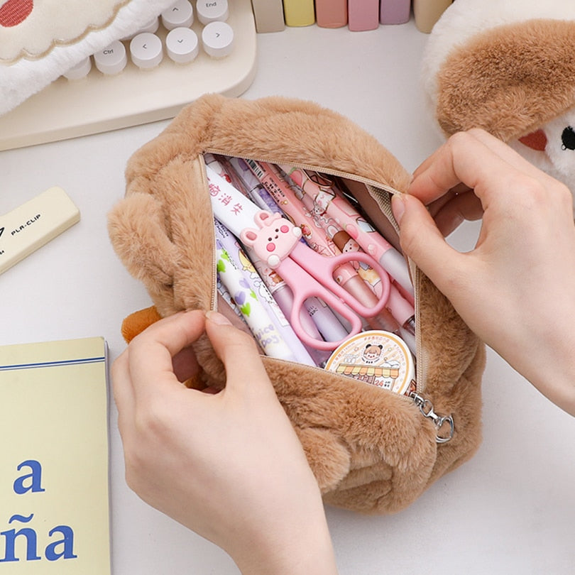 Plush Animal Pencil Cases