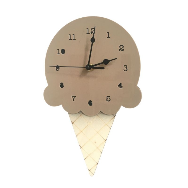 Ice Cream Cone Wall Clock