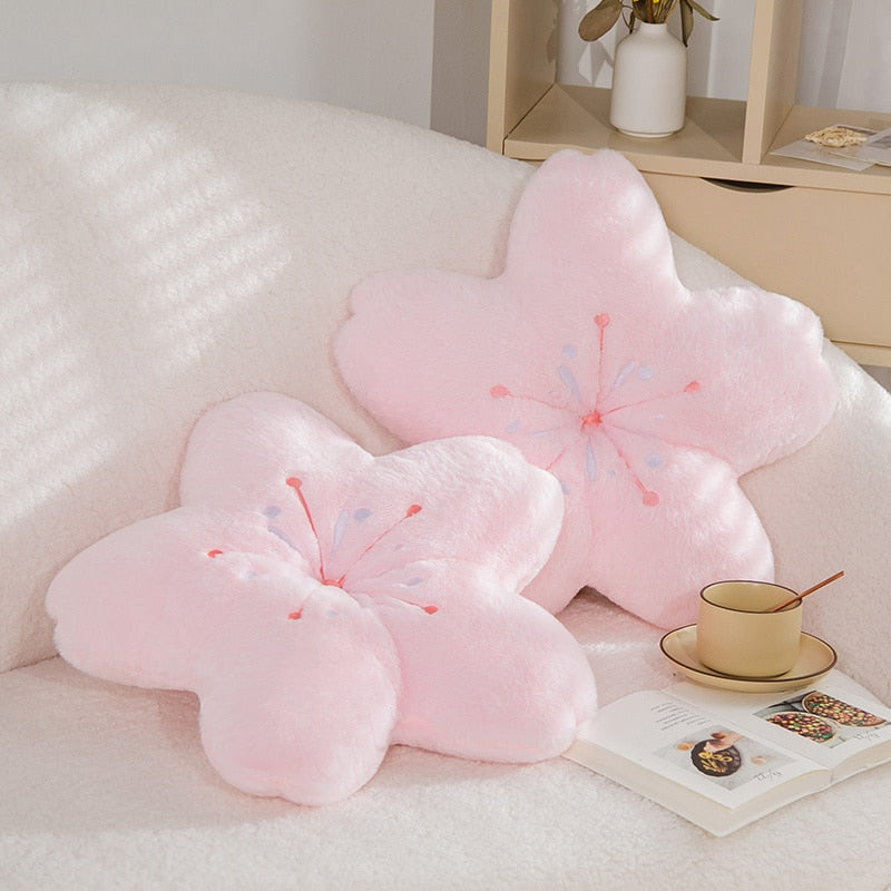 Cherry Blossom Plushie Pillow