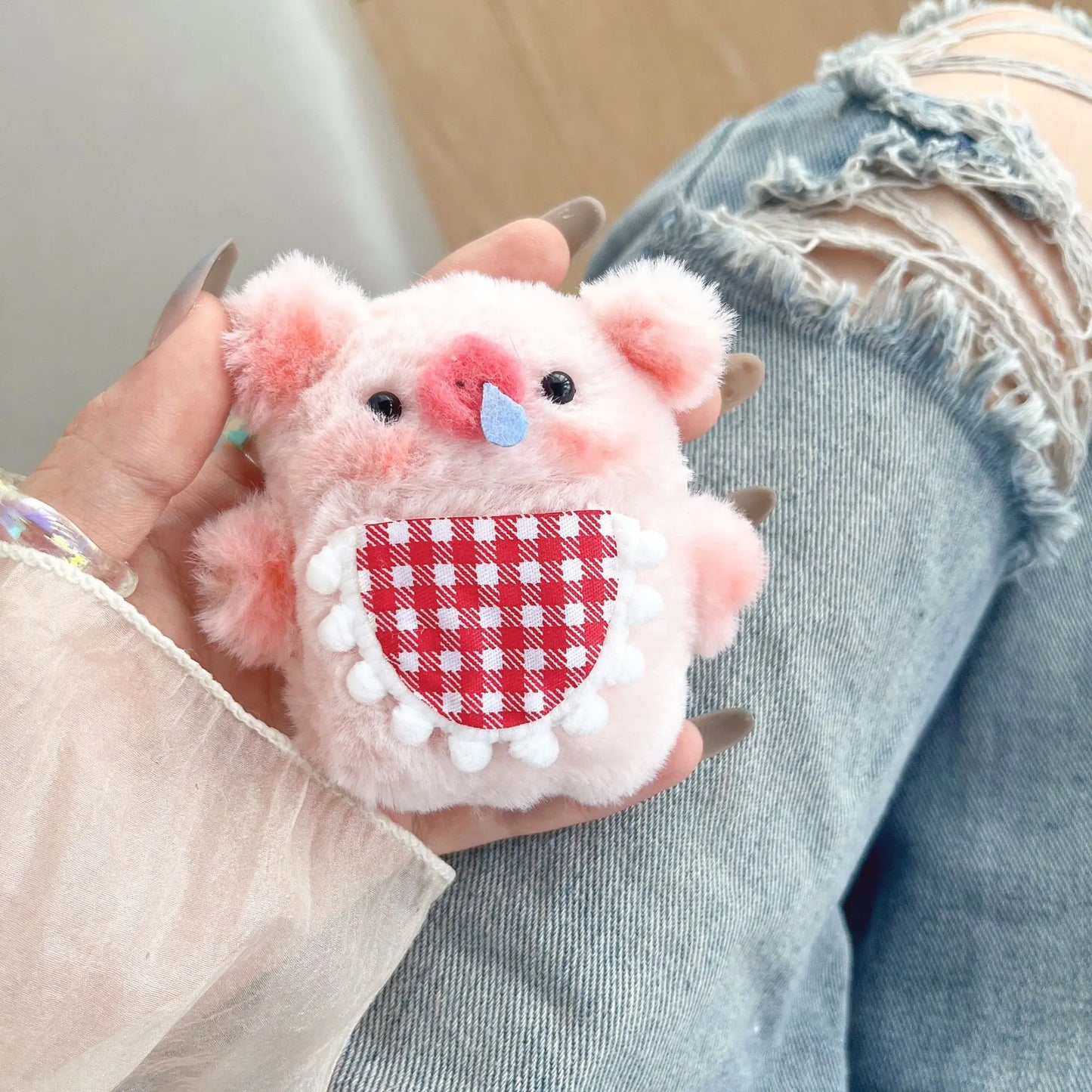 Plush Pig AirPods Case