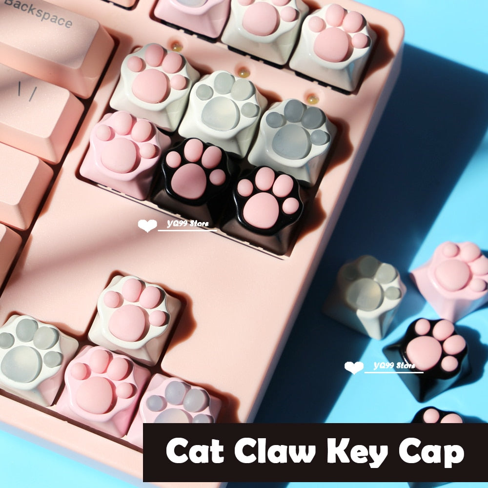 Cat Paw Key Caps