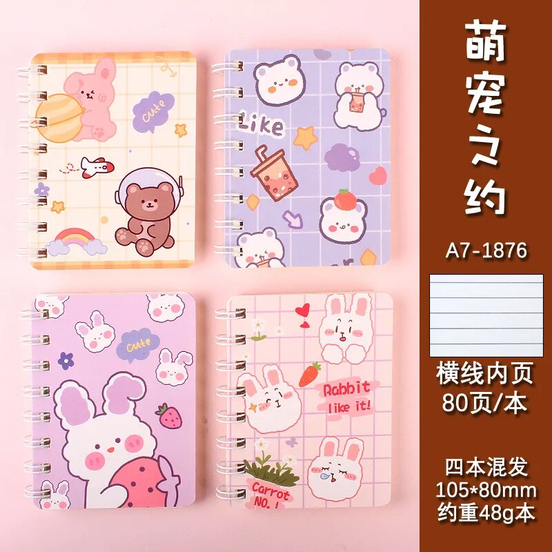 Cute Animal Spiral Notebooks