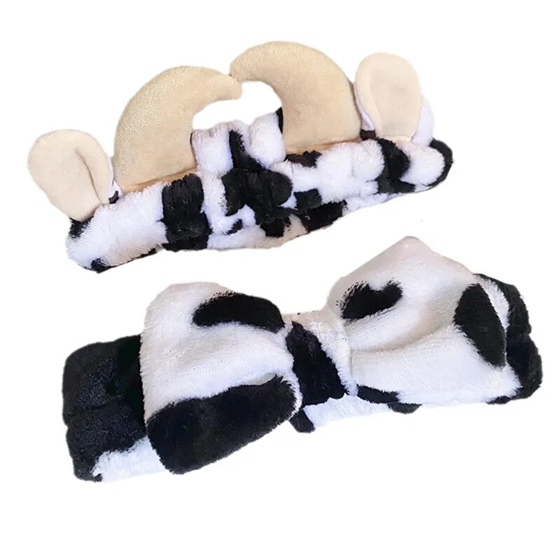 Cow Print Headbands