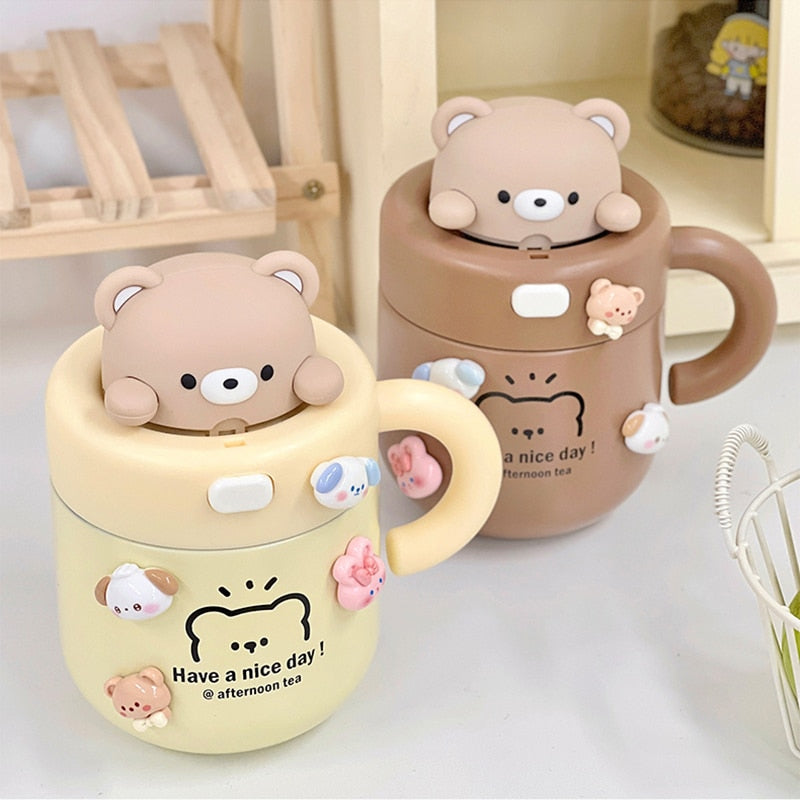 Bear & Bunny Thermos Mug