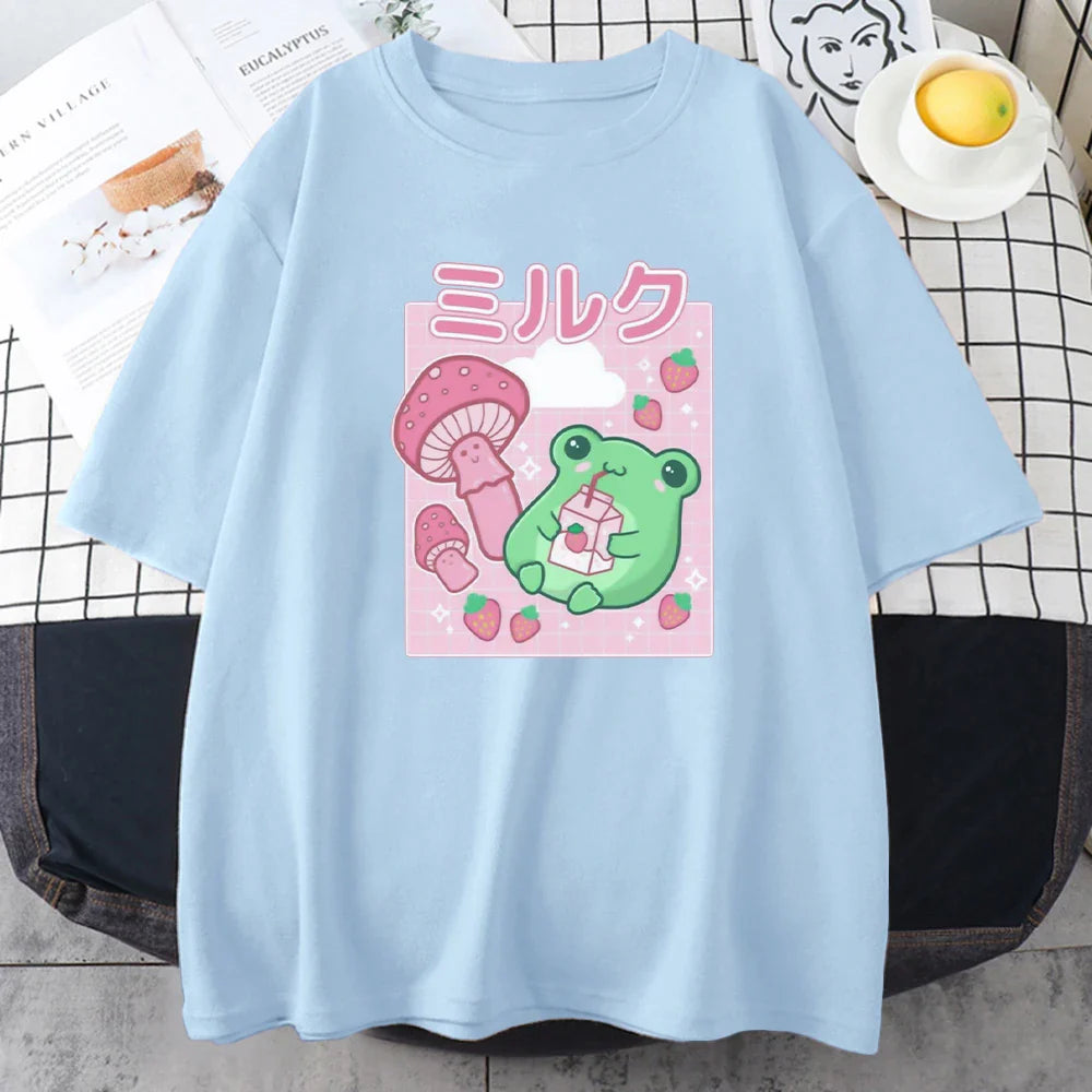 Strawberry Mushroom Frog T-Shirt