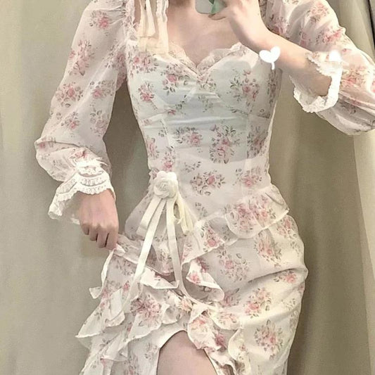 Vintage Floral Dress