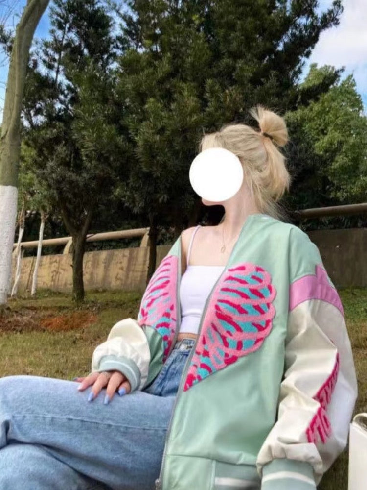 Pastel Skeleton Heart Jacket