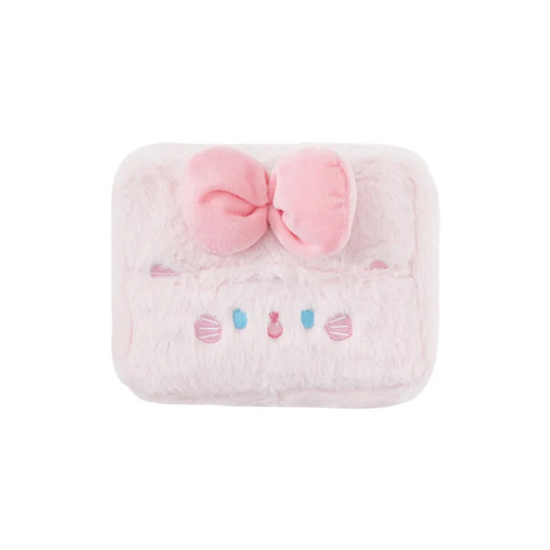 Pink Plush Cat Car Seat Accessories