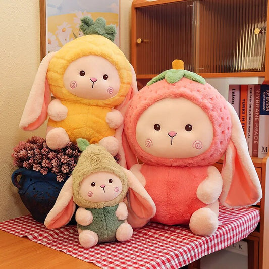 Fruit Bunny Plushies