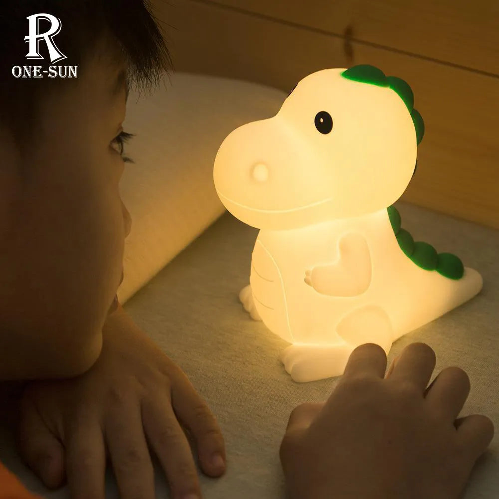 Cute Dinosaur Night Light