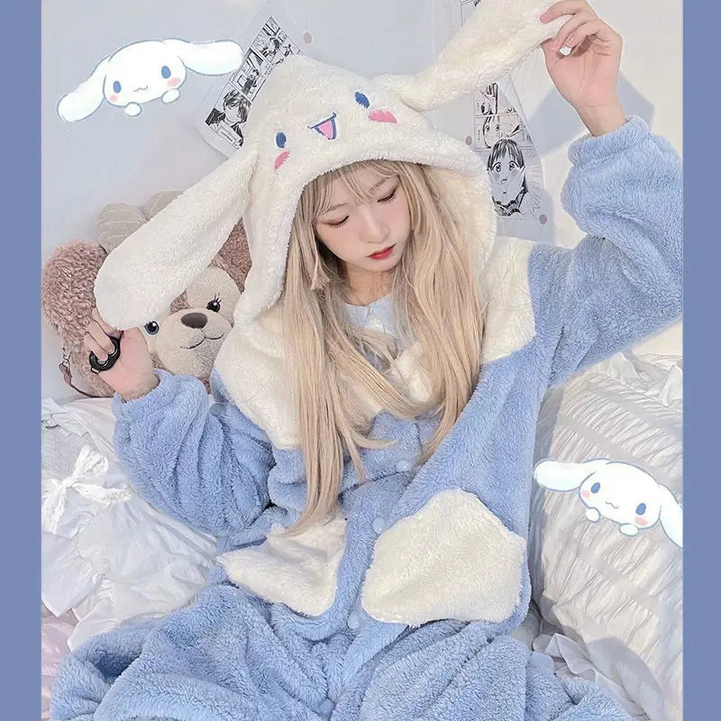 Cinnamoroll Winter Kawaii Pajamas