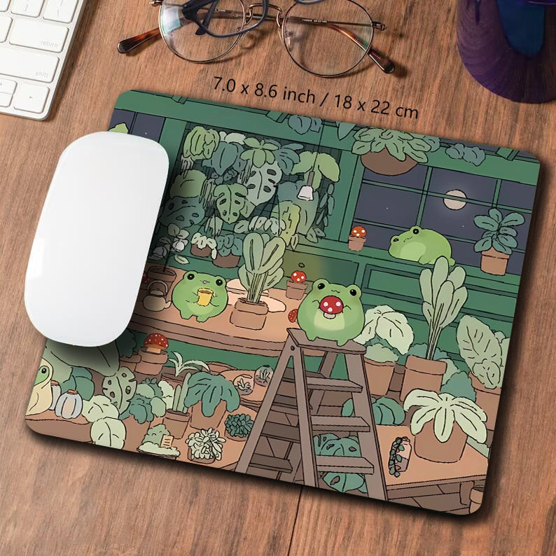 Cute Frogs Desk Pad